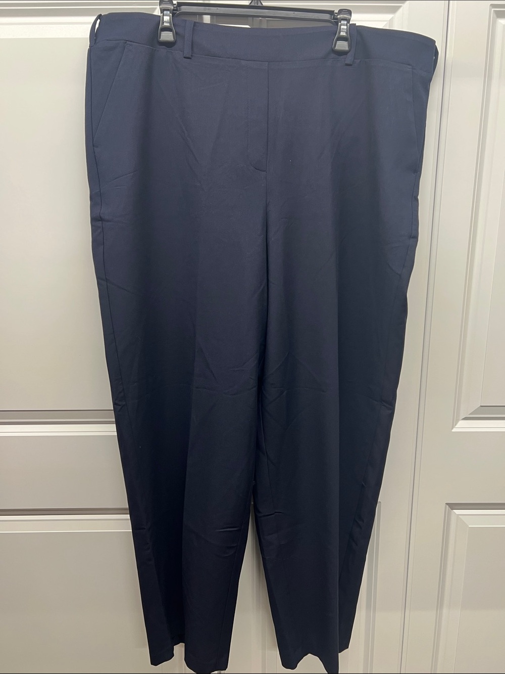 NWT - Lane Bryant - The Perfect Drape Straight High-Rise Navy Size 22